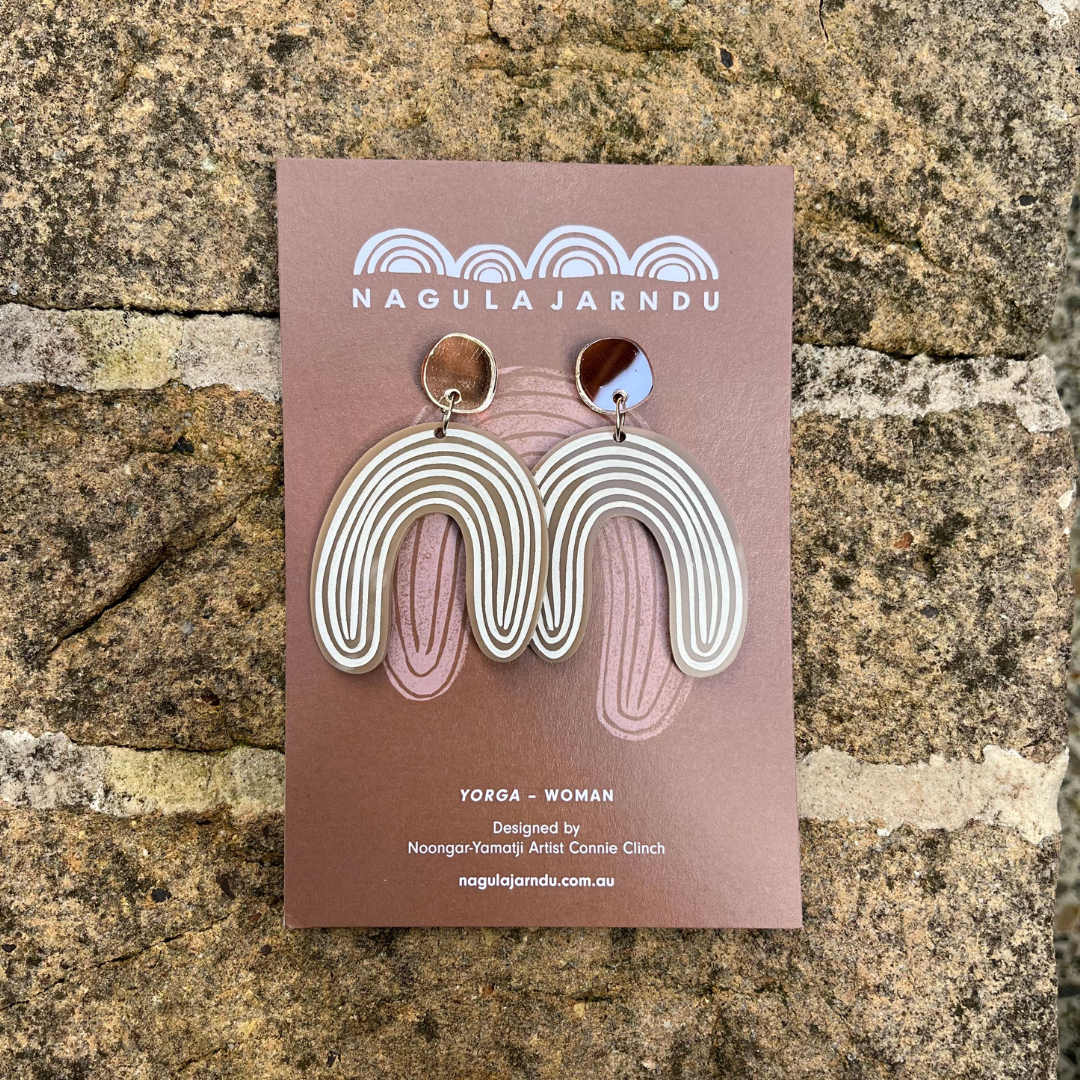 Yorga (woman symbol) Brown By Connie Clinch