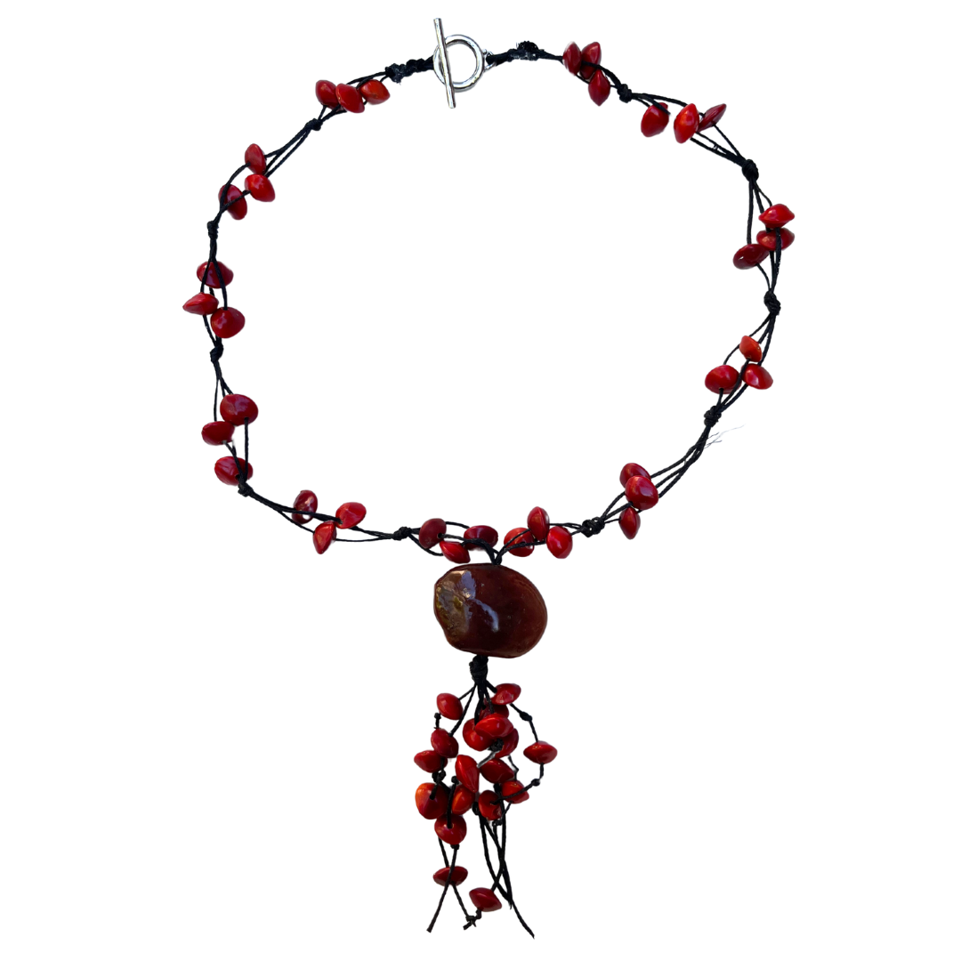 Ininti Seed Pendant Necklace by Michelle Weare