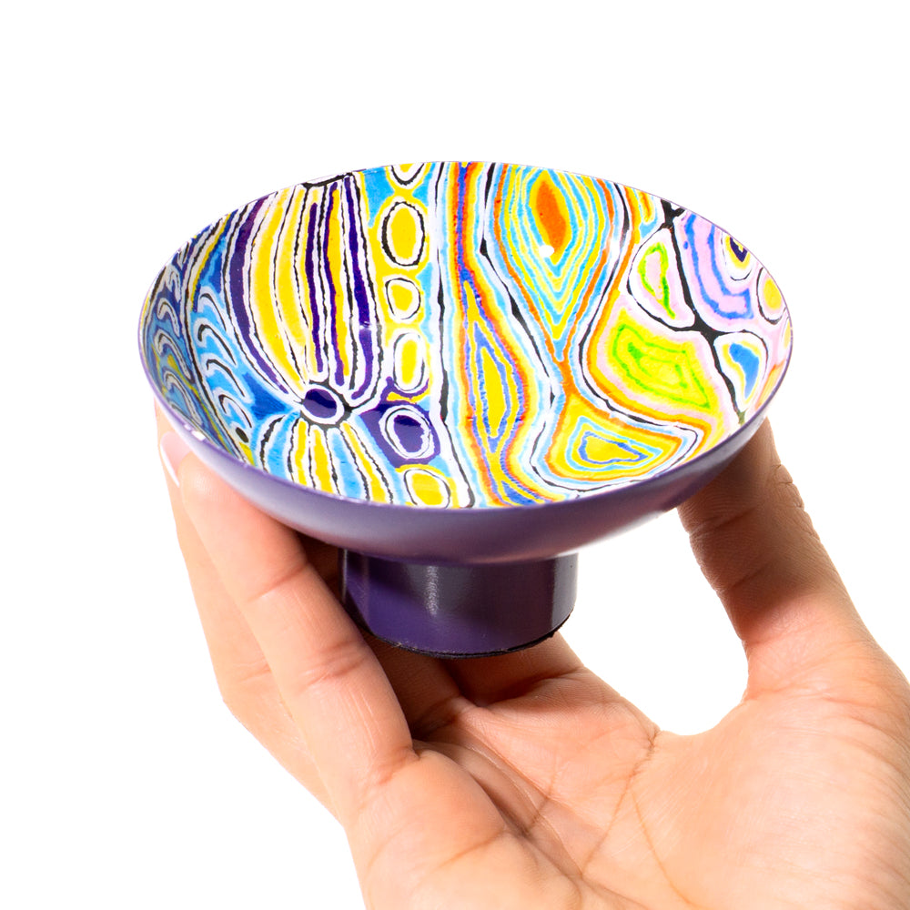 Small Powder Coated Bowl by Judy Napangardi Watson
