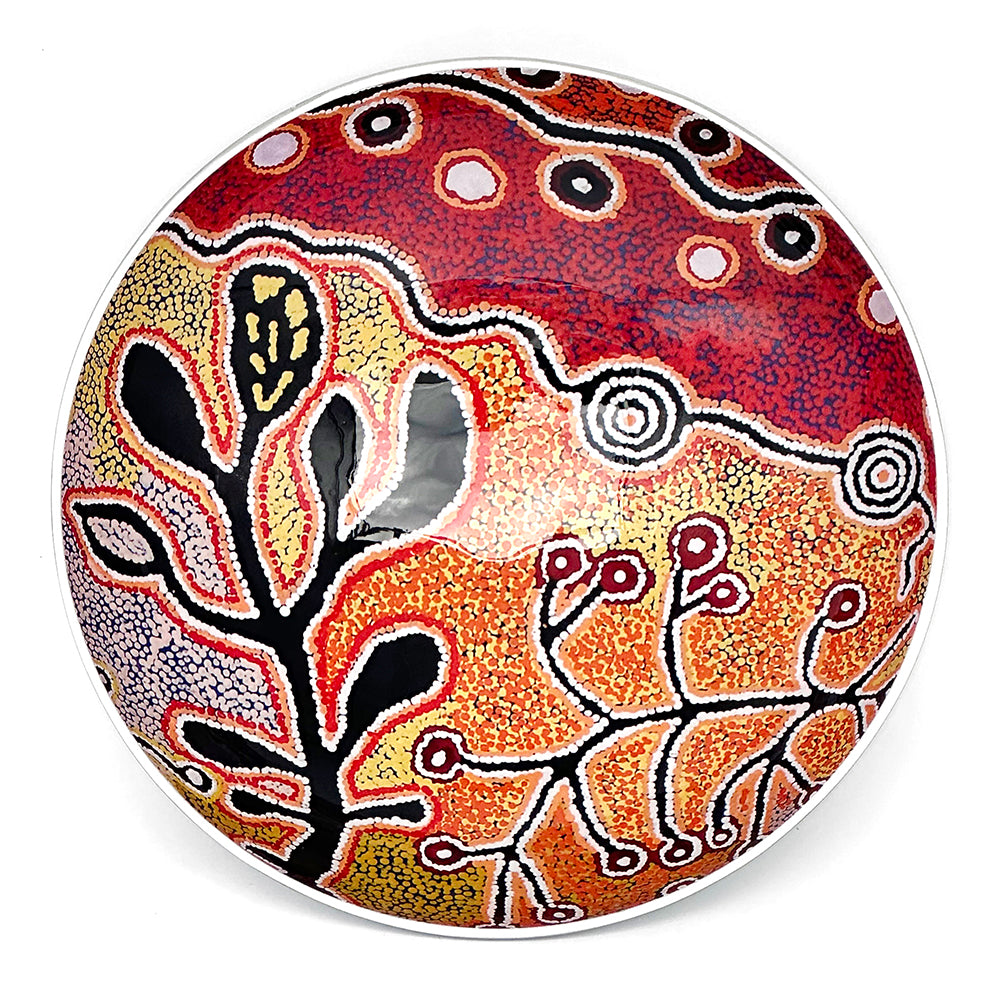 Large Salad Bowl by Paddy Japaljarri Stewart