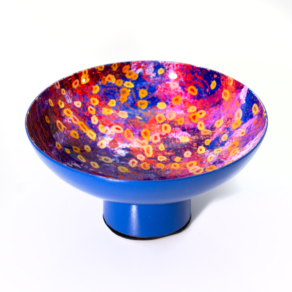 Small Powder Coated Bowl by Stephen Jupurrurla Nelson