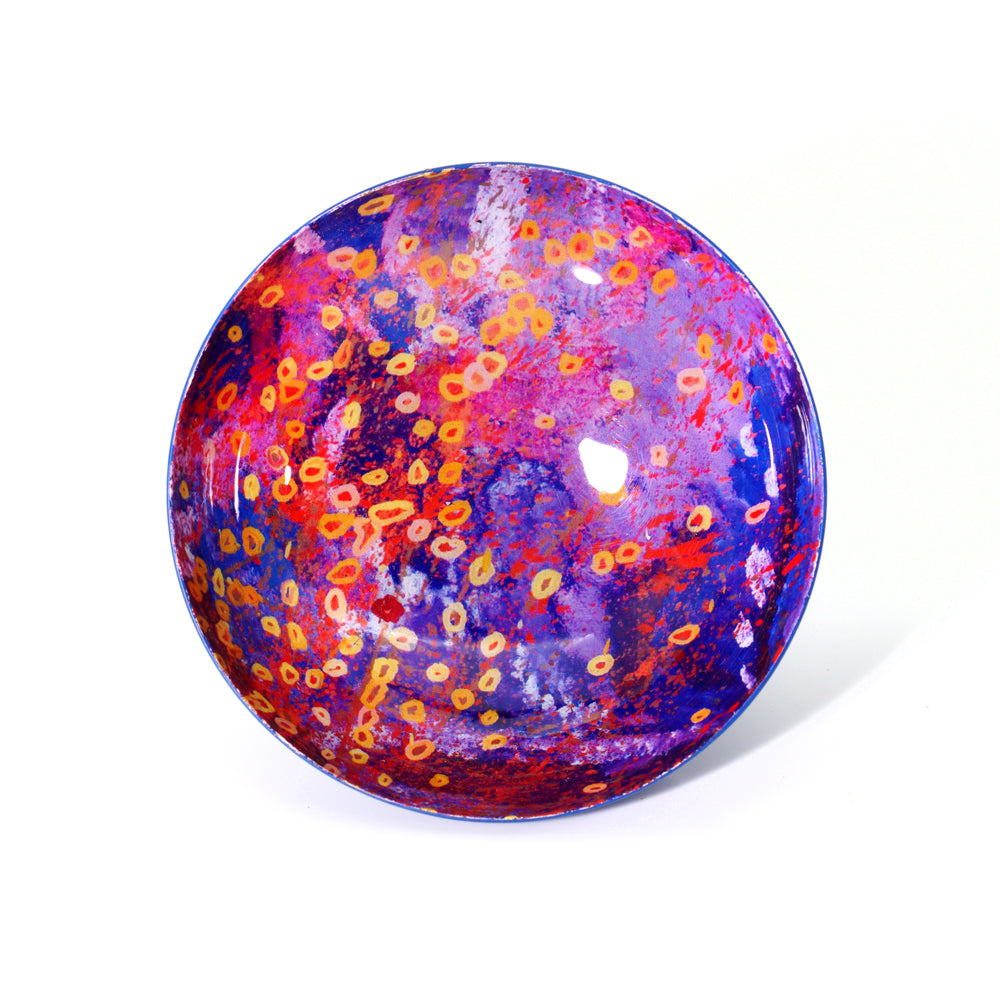 Small Powder Coated Bowl by Stephen Jupurrurla Nelson