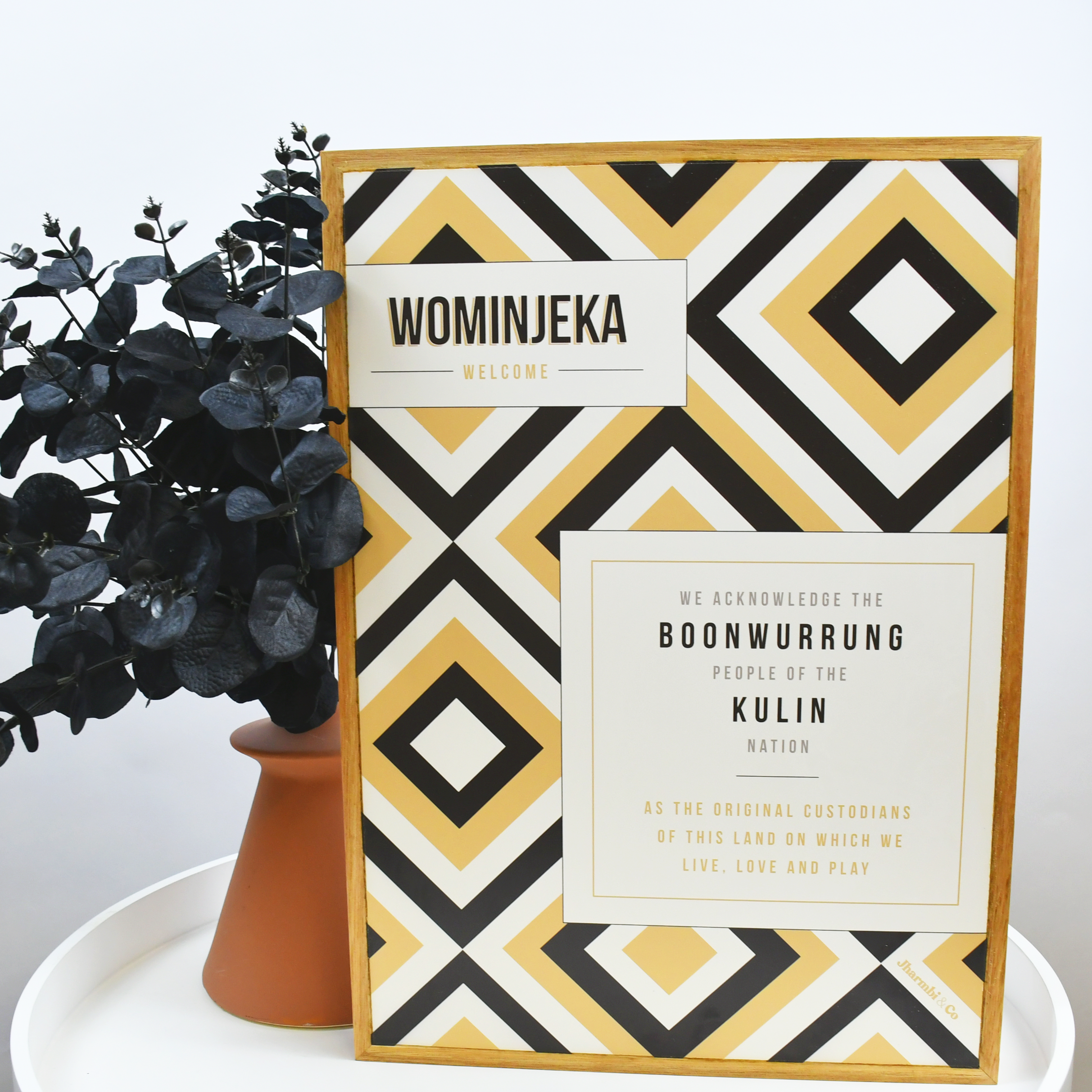 Acknowledgement Plaque - Boonwurrung (Melbourne)