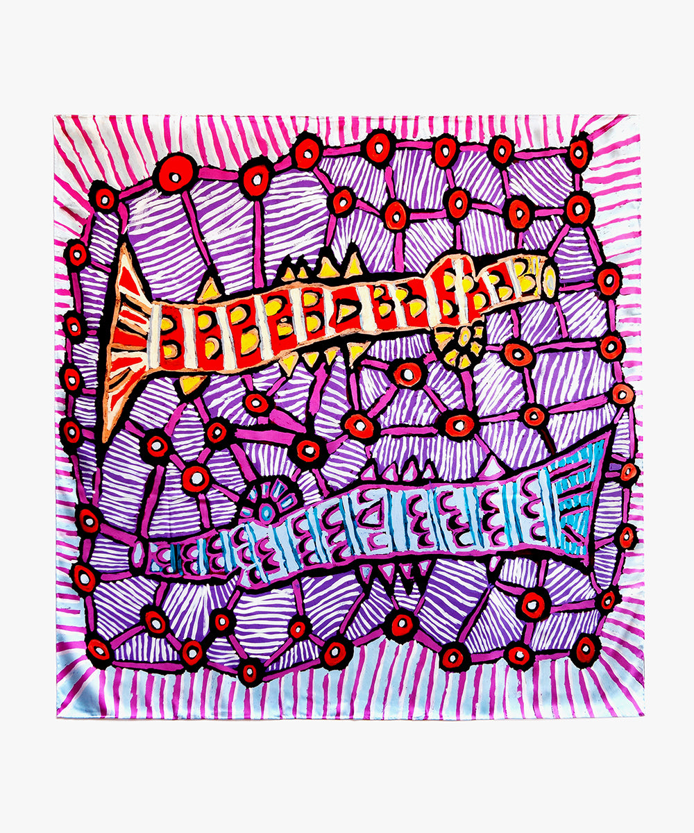 Scarf Barramundi Annette Lormada x One Of Twelve
