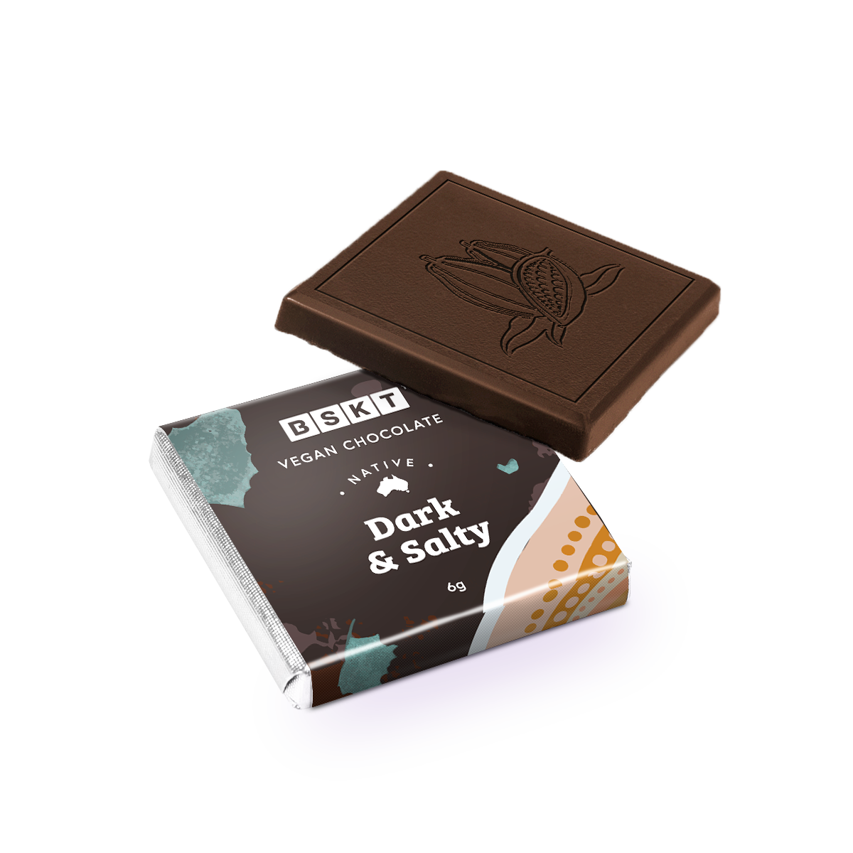 Napolitain 6g Squares (300 pieces) Dark & Salty