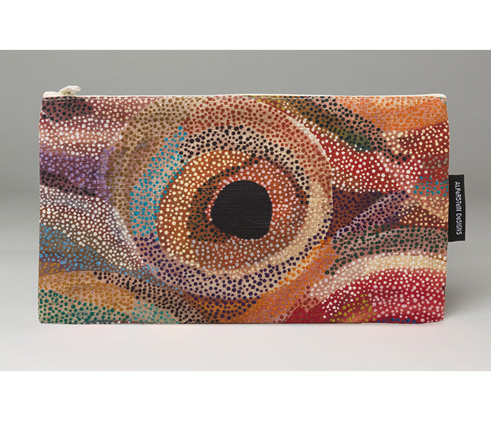 Marianne Burton cotton zip bag