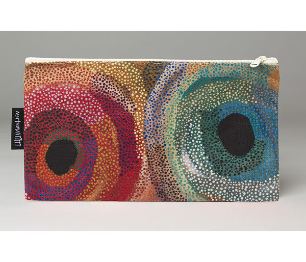 Marianne Burton cotton zip bag