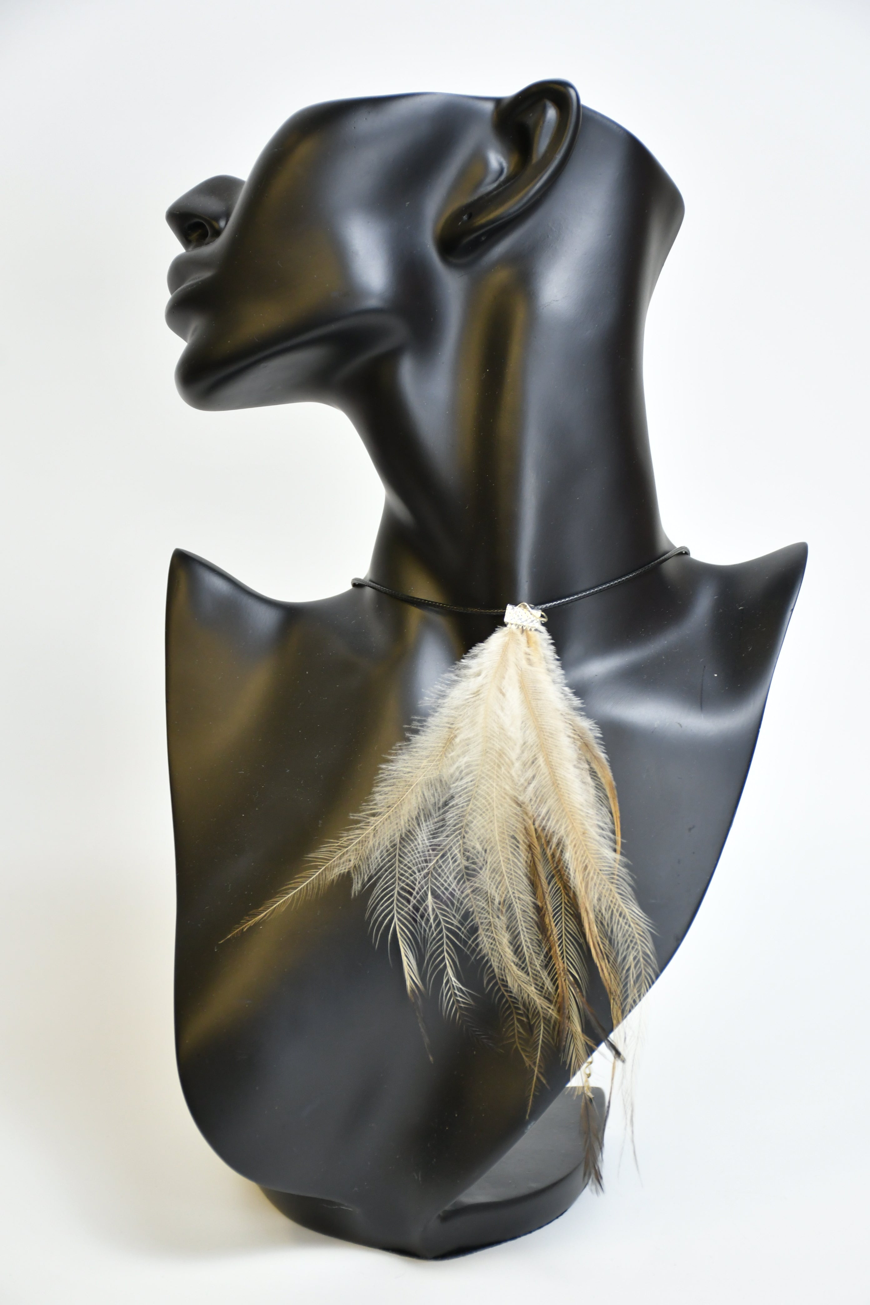 Emu Feather Necklace by Yarbun Creations