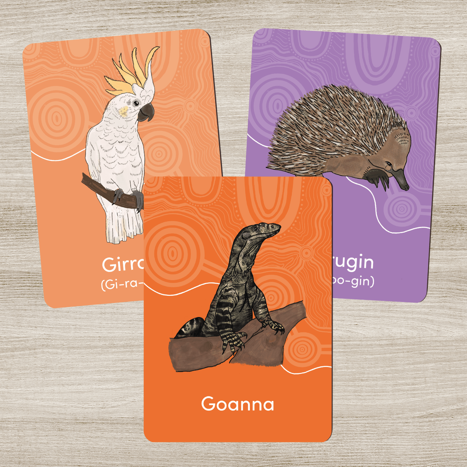 Dharug Animal Cards