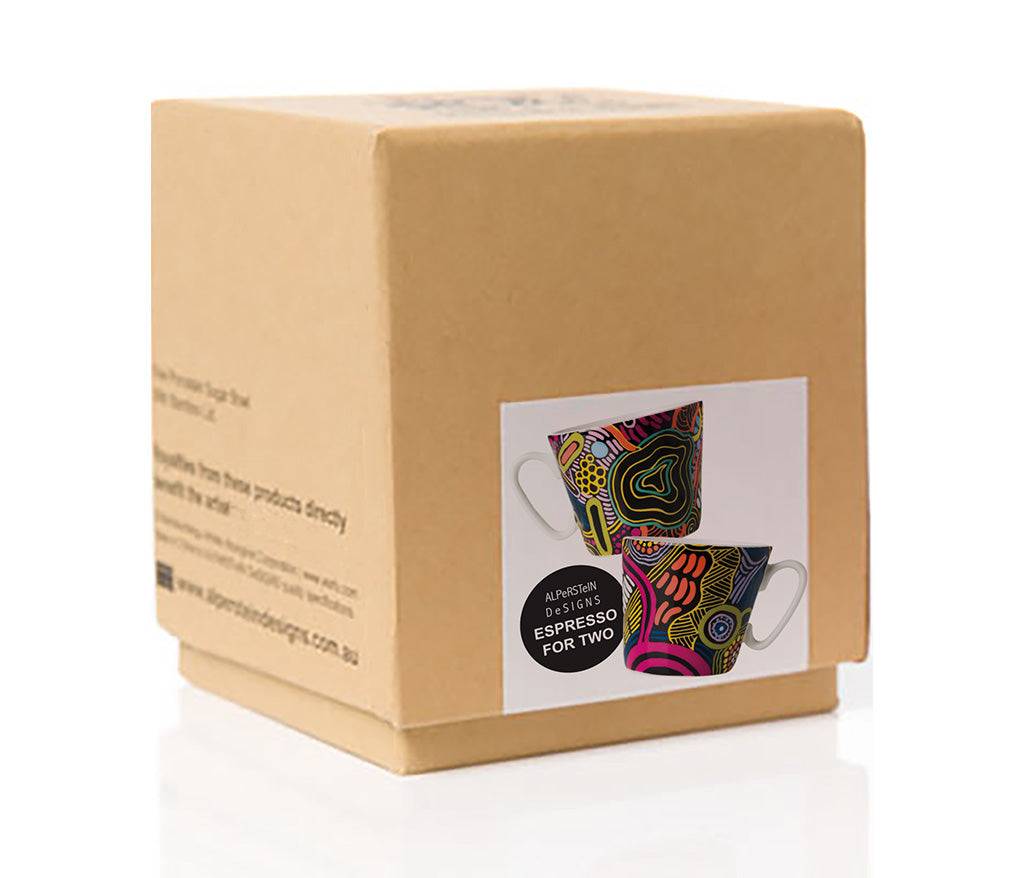 Justin Butler Espresso Cup Set gift box