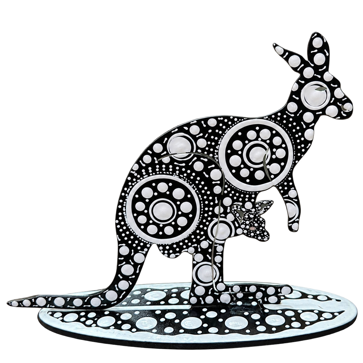Kangaroo Metal Sculpture