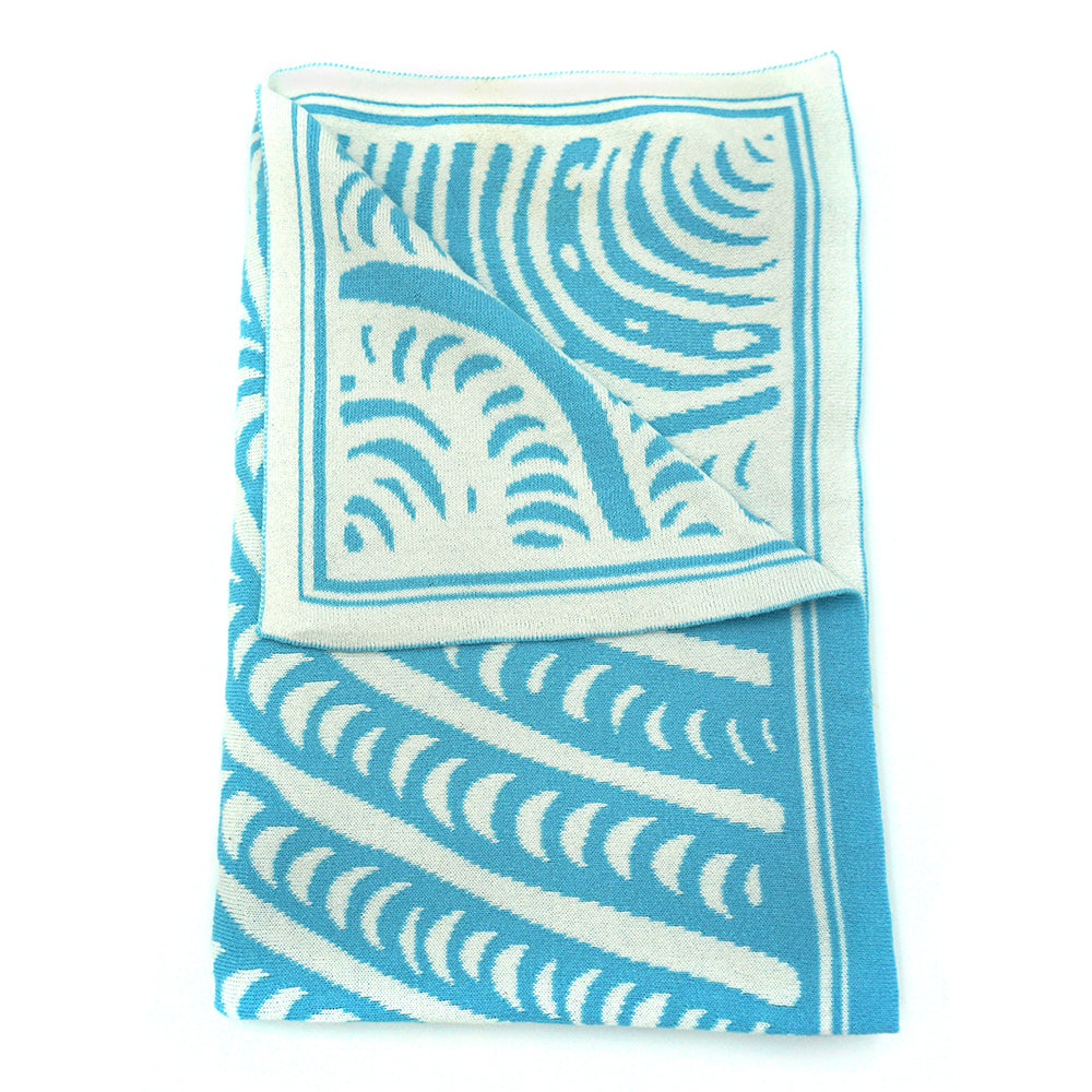 Baby Blanket 80 x 100cm CottonBaby Blanket 80 x 100cm Cotton (Blue)