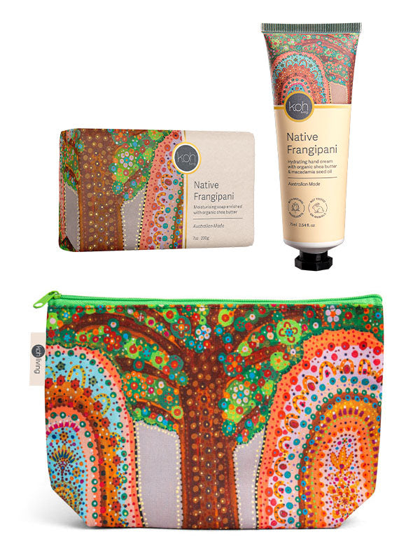 Aboriginal Native Frangipani Hand & Body Gift Set