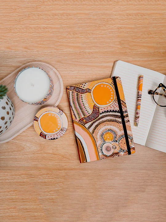 Aboriginal Journeys In The Sun Soft Cover Journal