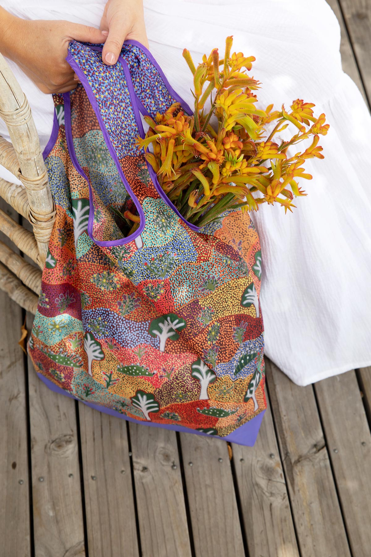 Recycled Plastic Bottle Bag - Bush Medicine