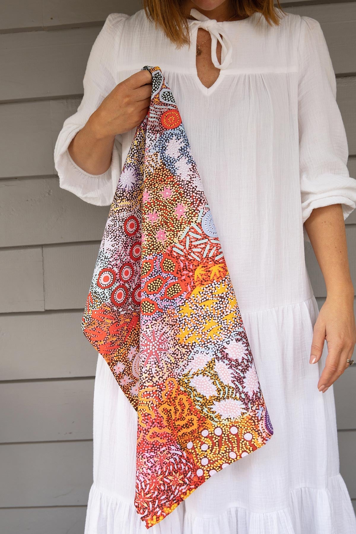 Grandmother's Country Cotton Tea Towel