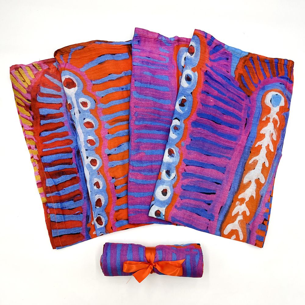 Muslin Baby Swaddle by Murdie Nampijinpa Morris