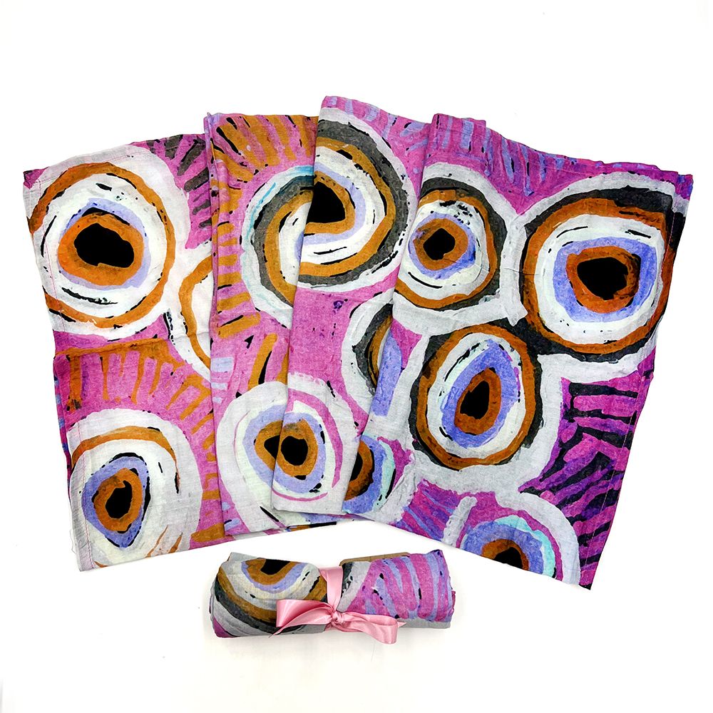 Muslin Baby Swaddle by Murdie Nampijinpa Morris