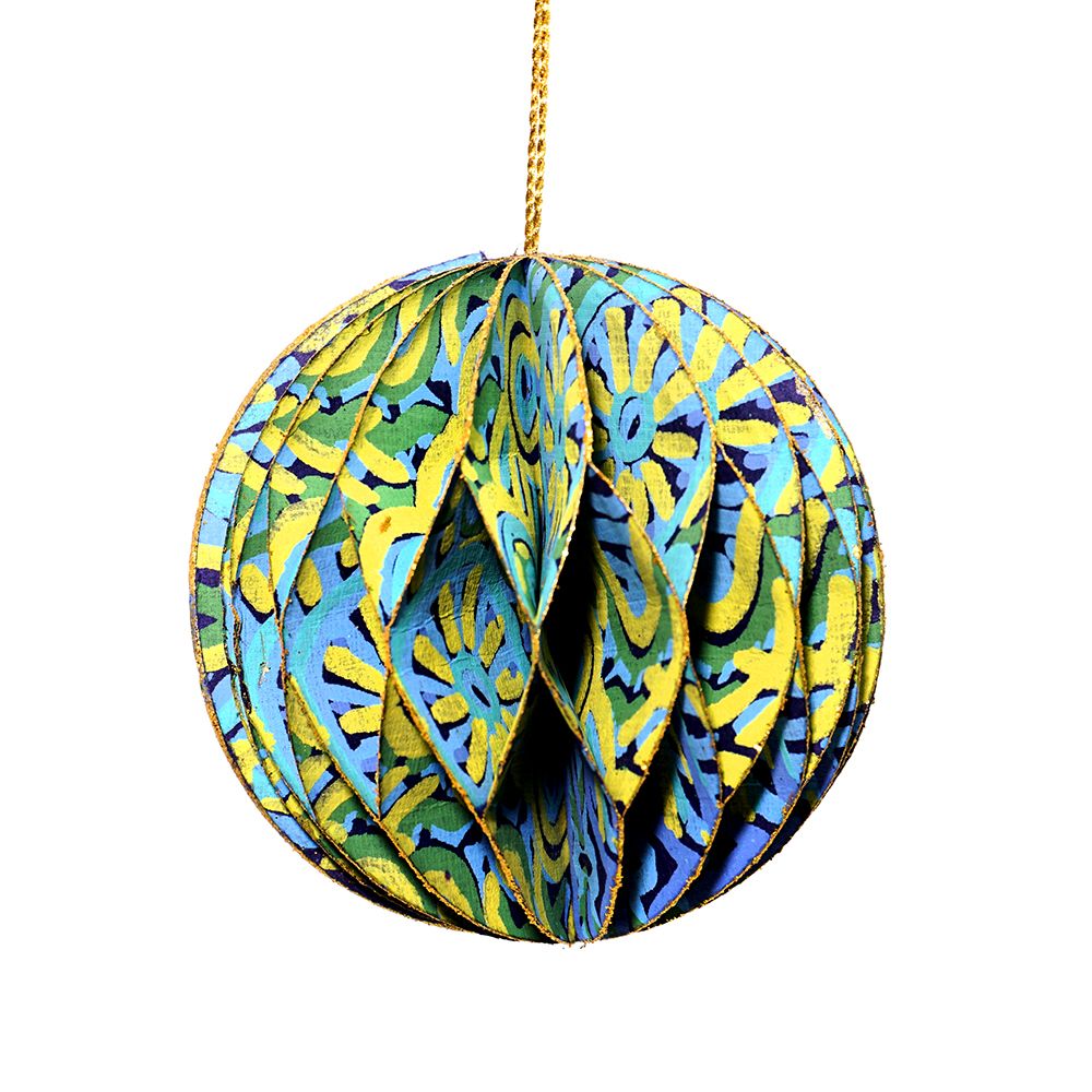 Honeycomb Christmas Ball by Cedric Varcoe