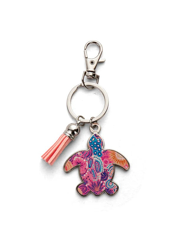 Aboriginal Women's Love Turtle Keyring