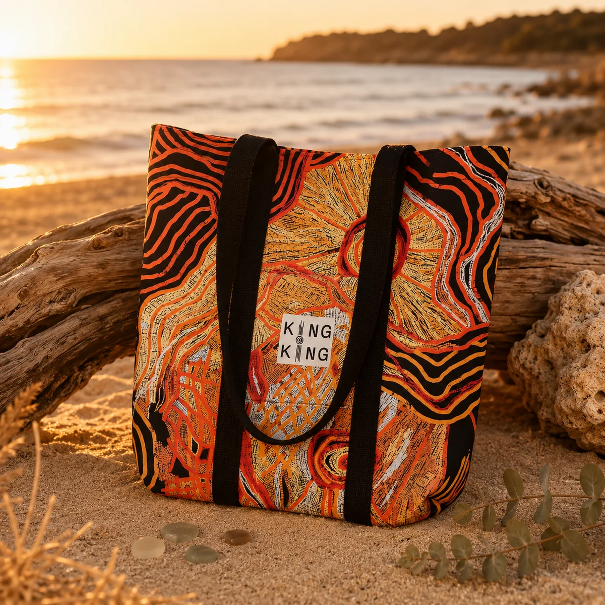 Neoprene Shopping Tote Bag - Calling