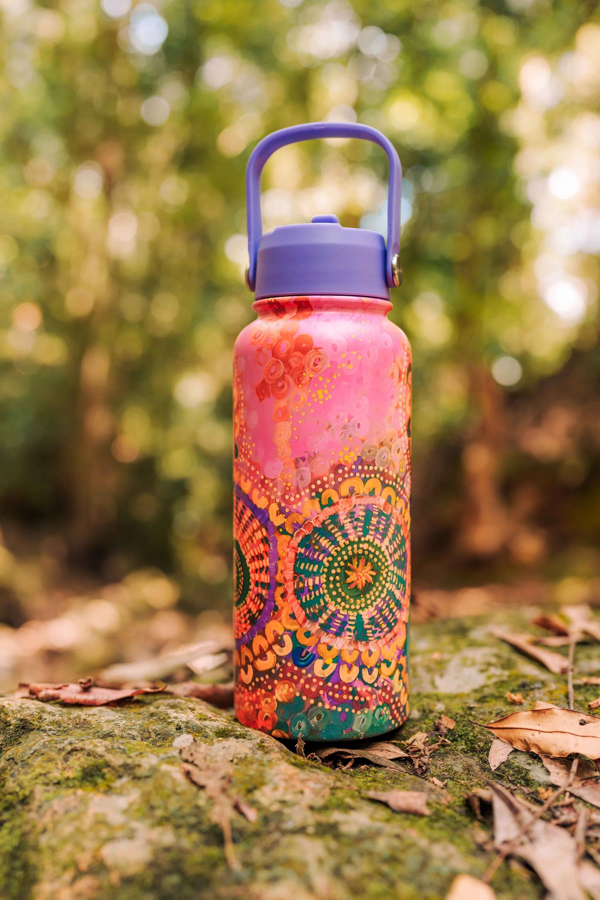 Aboriginal Each of Us 1l stainless steel water bottle