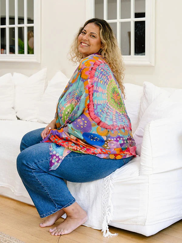 Aboriginal Each of Us Rectangle Scarf