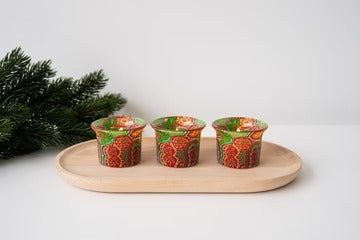 Aboriginal The Gift Pyramid Votive Gift Box