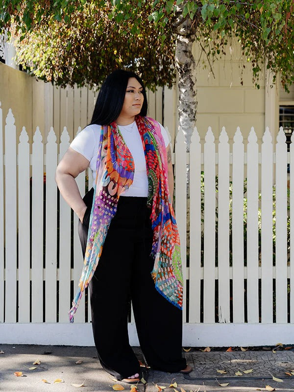 Aboriginal Each of Us Rectangle Scarf