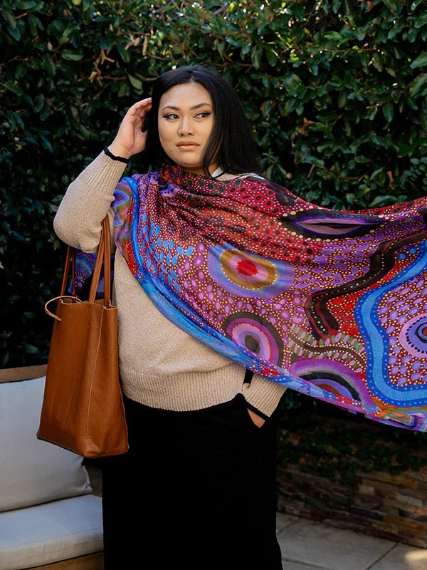 Aboriginal Our Country Rectangle Scarf