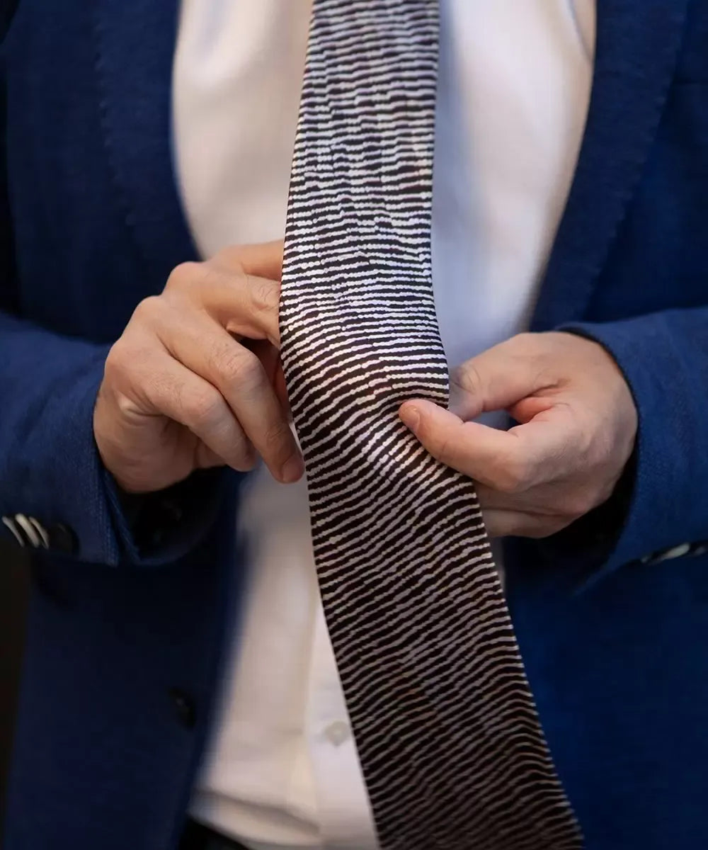 Untitled Tie by Yukultji Napangati