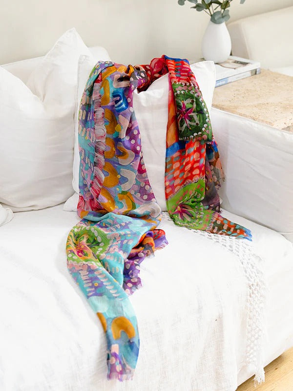 Aboriginal Each of Us Rectangle Scarf