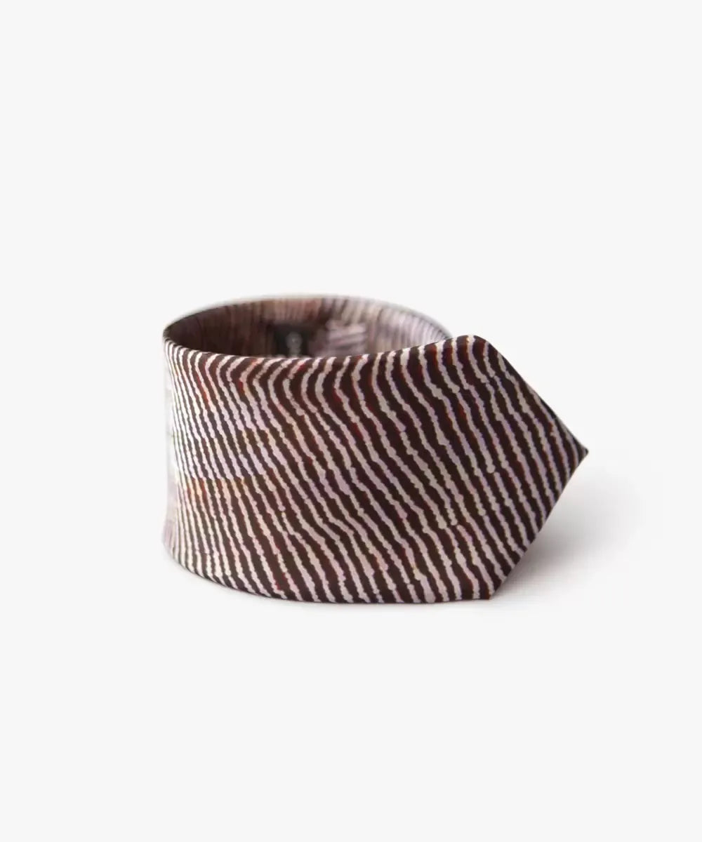 Untitled Tie by Yukultji Napangati