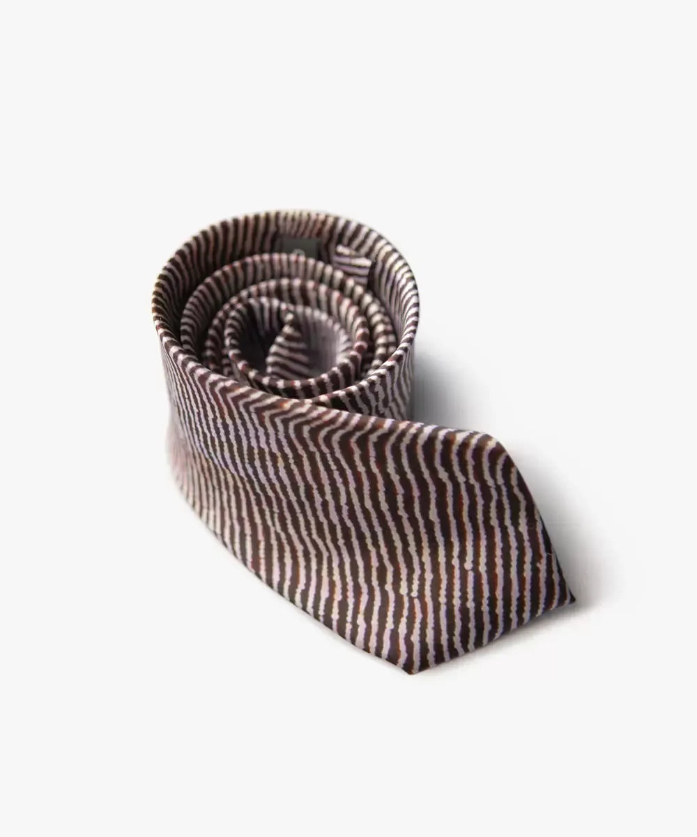 Untitled Tie by Yukultji Napangati