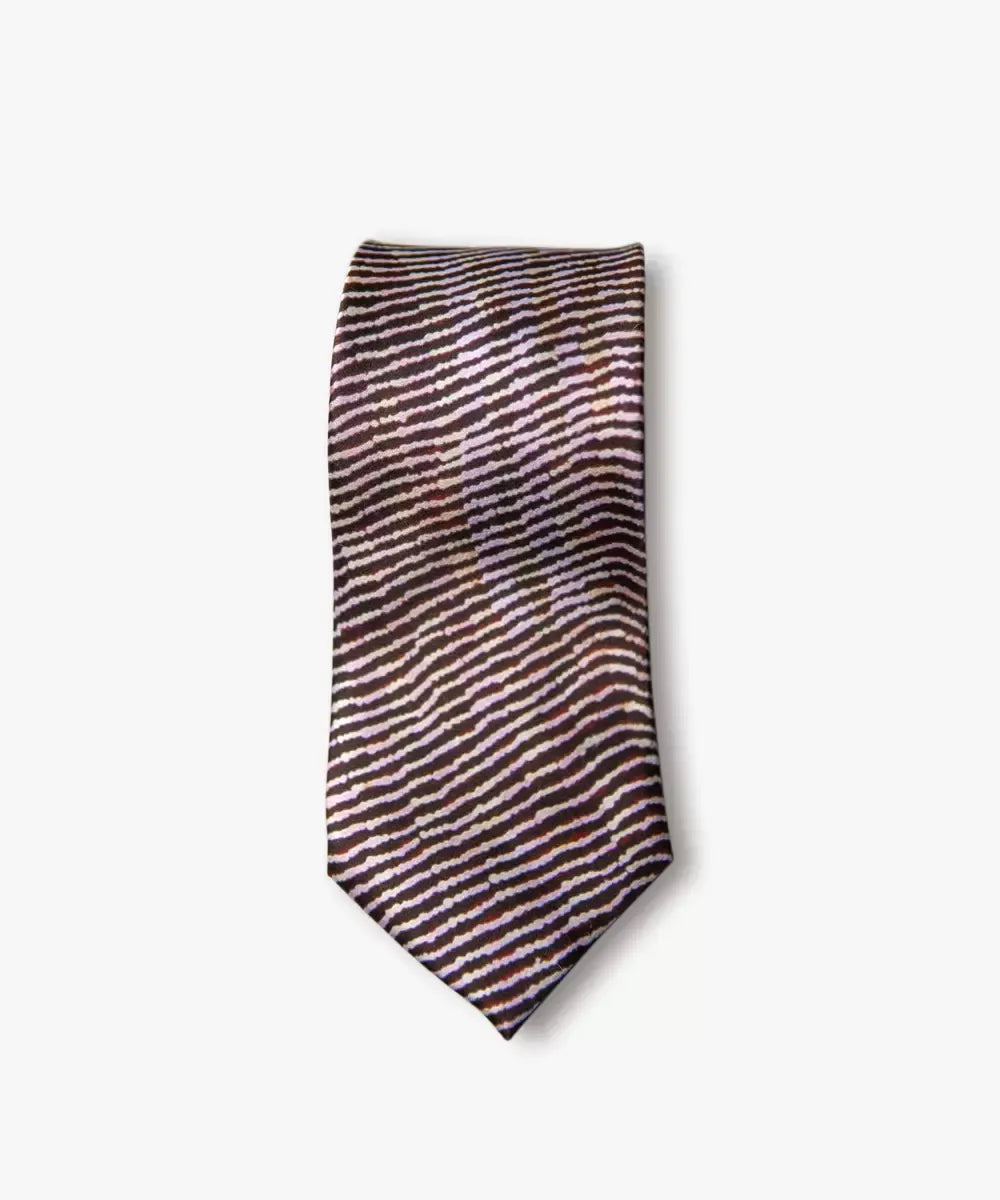 Untitled Tie by Yukultji Napangati