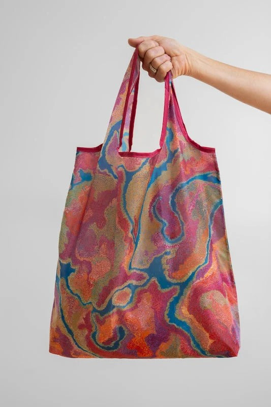 Aboriginal Pilbara Creeks Recycled Plastic Bottle Bag