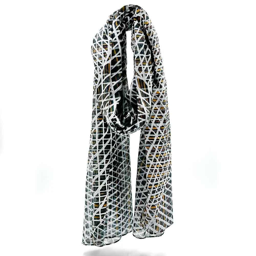 Organic Cotton Scarf by Paulina Puruntatameri