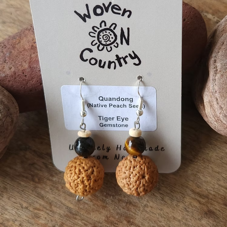 Aboriginal Quandong Earrings