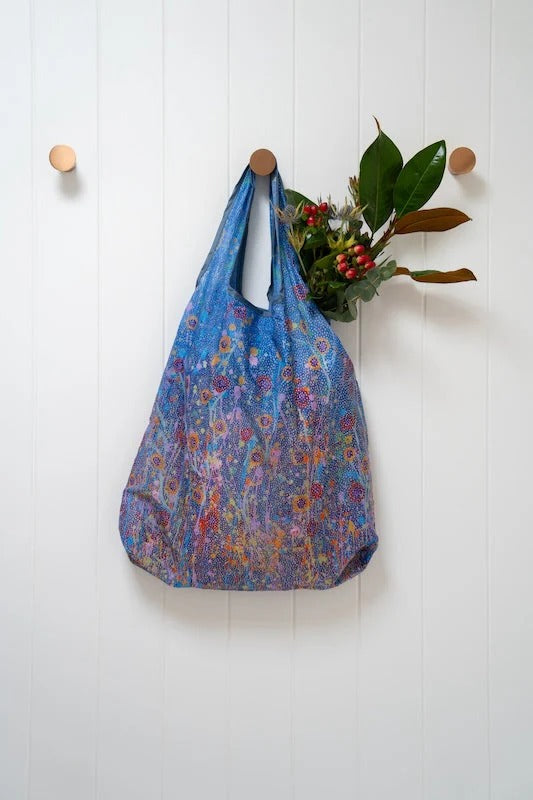 Aboriginal Morning Mist Recycled Plastic Bottle Bag