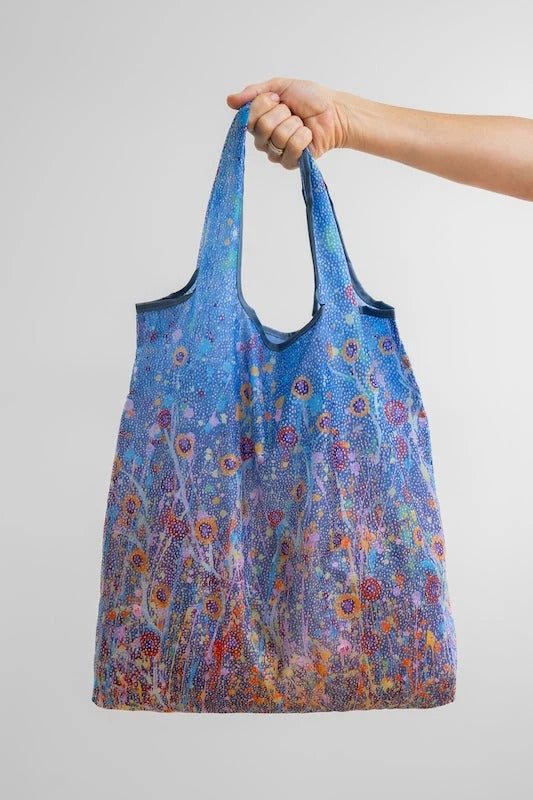 Aboriginal Morning Mist Recycled Plastic Bottle Bag