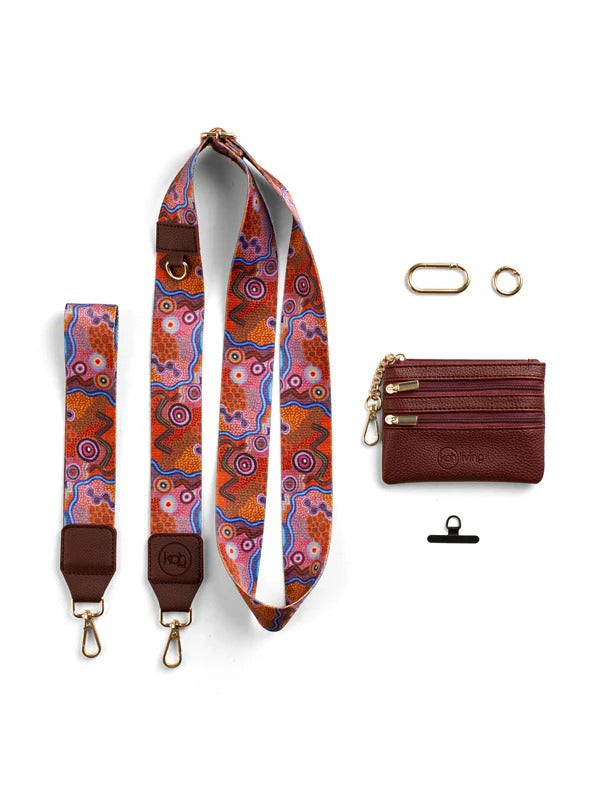 Aboriginal Our Country mobile phone lanyard strap