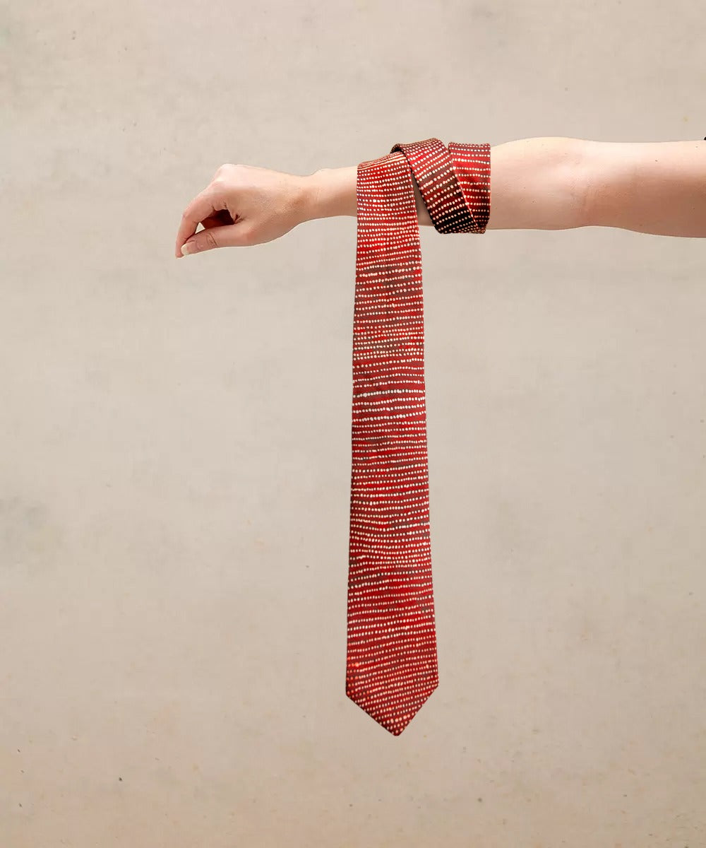 Hail at Kaakurutintjinya Tie by Willy Tjungurrayi