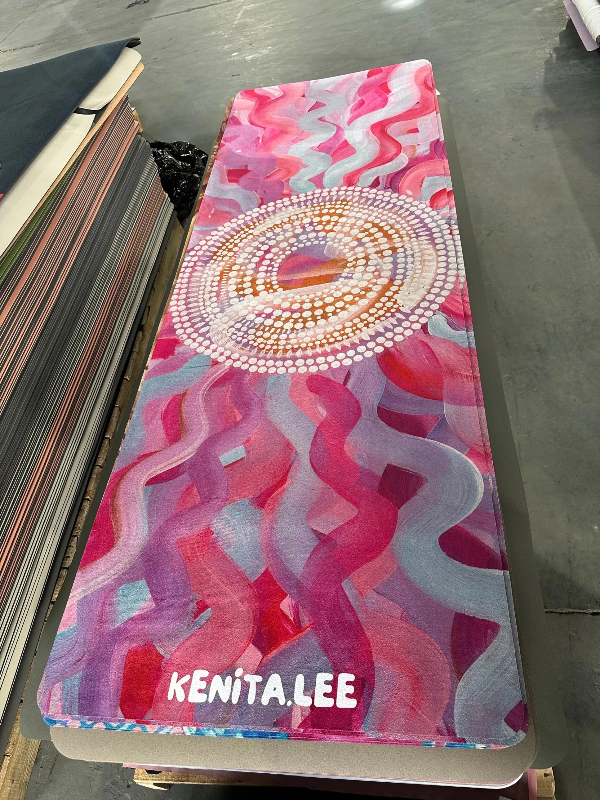 Our Journey Yoga Mat by Kenita Lee