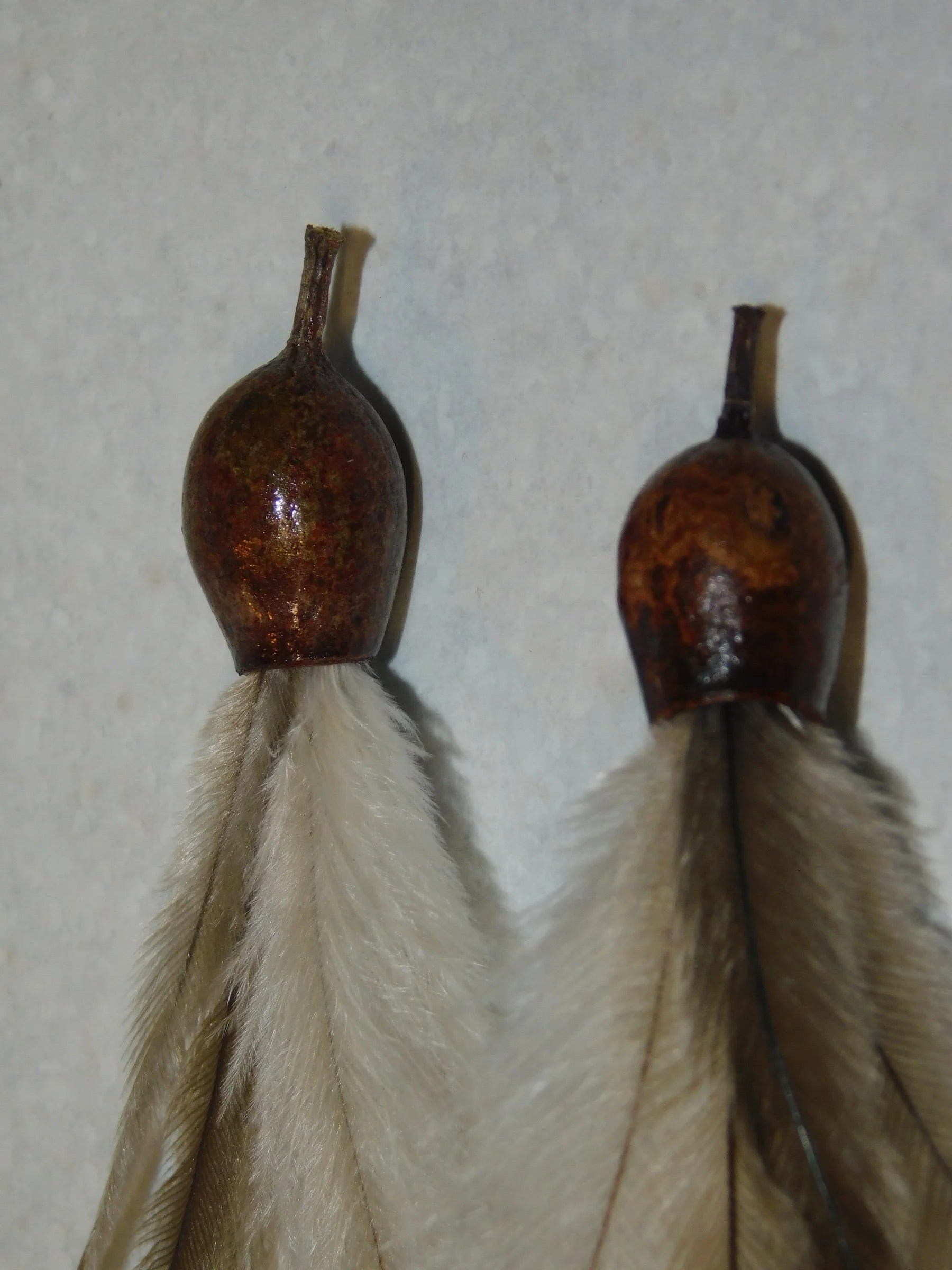 Gumnut & Emu Feather Earrings