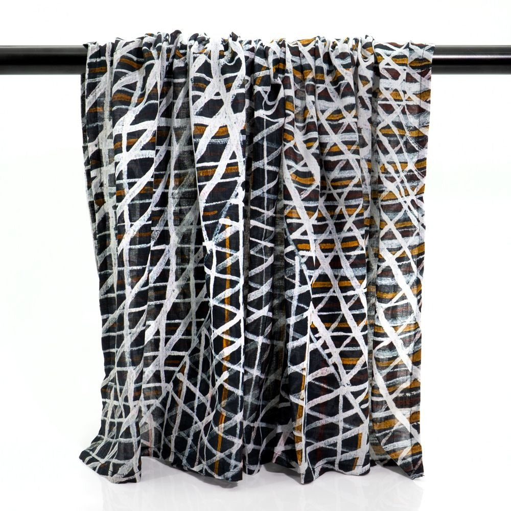 Muslin Baby Swaddle by Paulina Puruntatameri