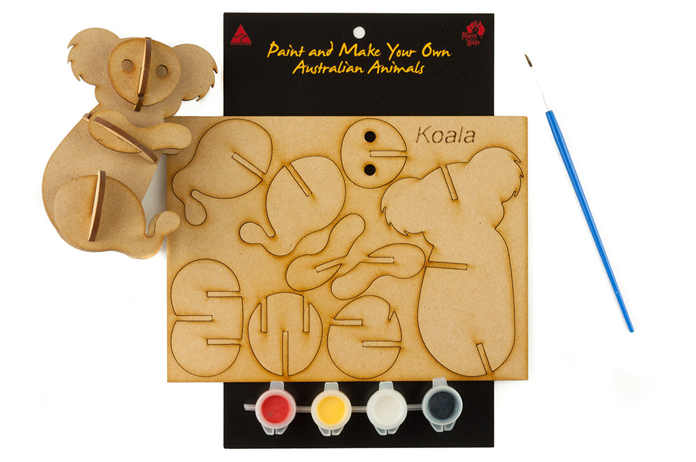 Make and Paint 3D Koala