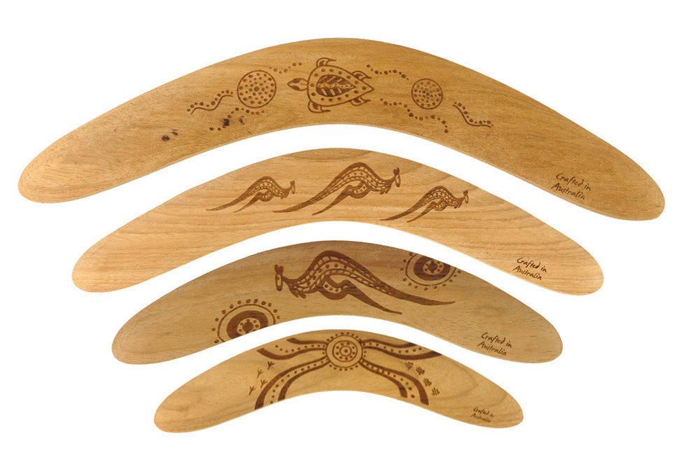 Hand Burnt Souvenir Boomerang