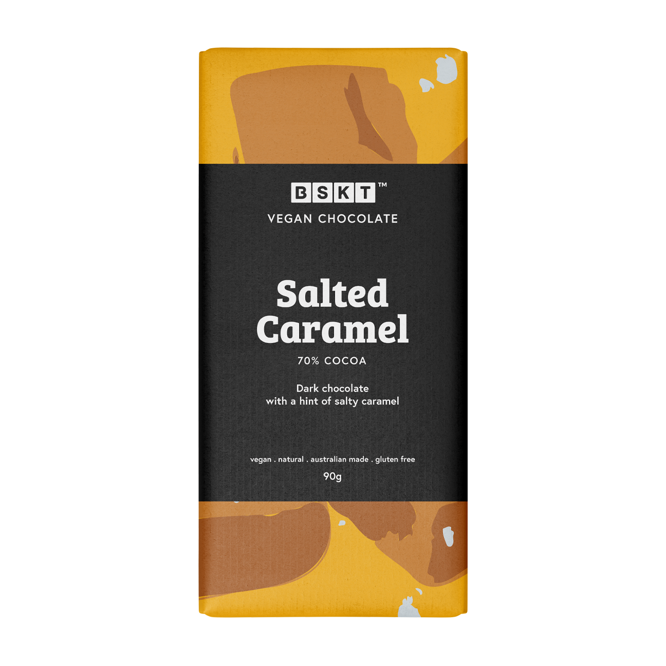 BSKT Chocolate Block - Salted Caramel 90g