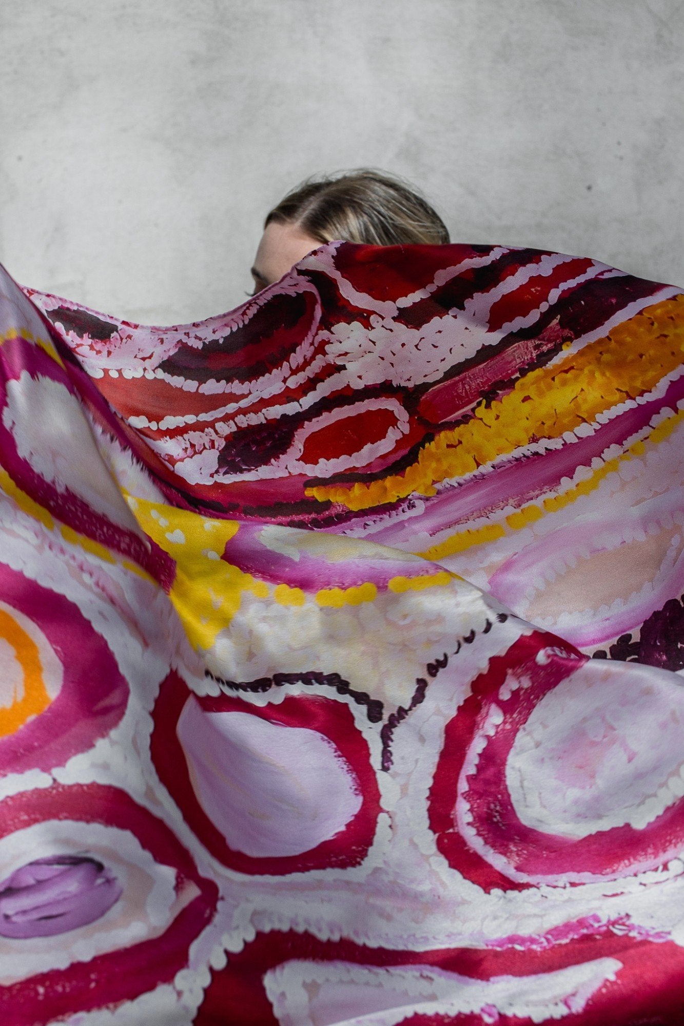 Minyipuru Silk Scarf by Jakayu Biljabu x One Of Twelve