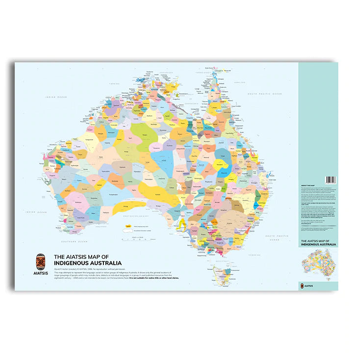 Map of Indigenous Australia - Large